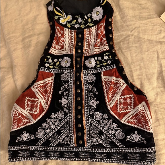 Free People velvet halter top - Picture 3 of 5